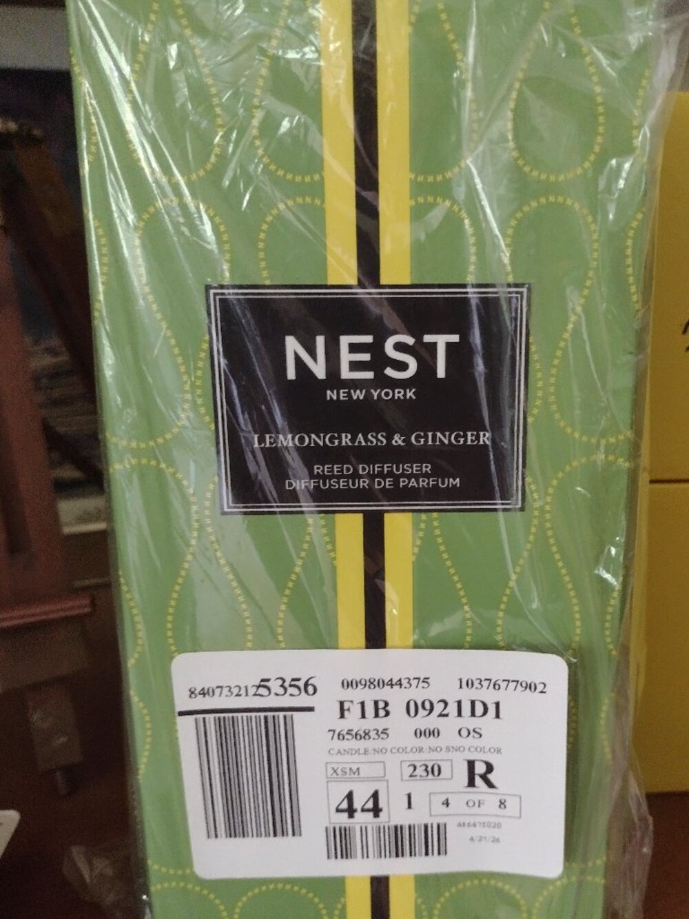 NEST New York Lemongrass and Ginger Reed Diffuser